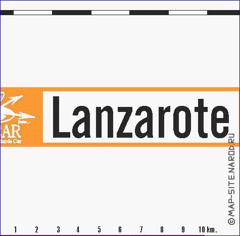 carte de Lanzarote