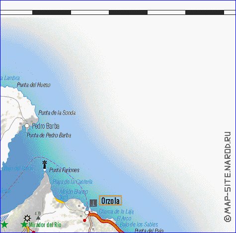 carte de Lanzarote