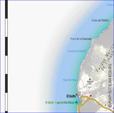 carte de Lanzarote