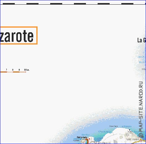 carte de Lanzarote