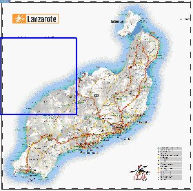 carte de Lanzarote