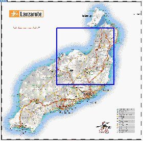 carte de Lanzarote