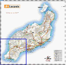 carte de Lanzarote