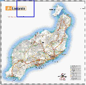 carte de Lanzarote