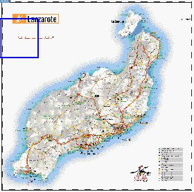 carte de Lanzarote