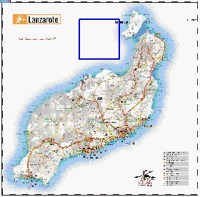 carte de Lanzarote