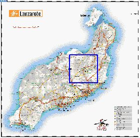 carte de Lanzarote