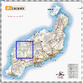 carte de Lanzarote