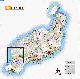 carte de Lanzarote