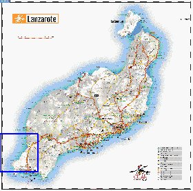 carte de Lanzarote