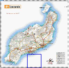 carte de Lanzarote