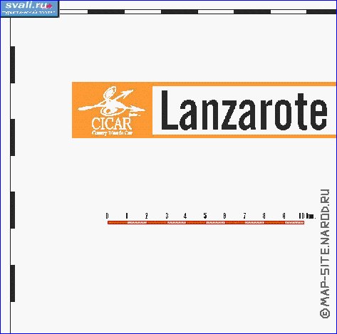 carte de Lanzarote