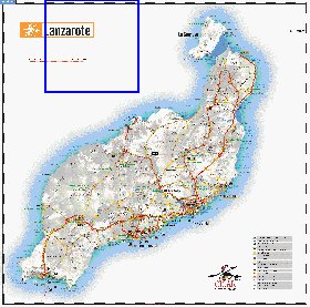 carte de Lanzarote