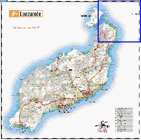 carte de Lanzarote