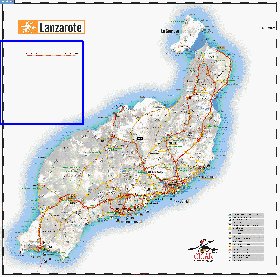 carte de Lanzarote