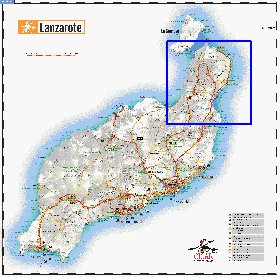 carte de Lanzarote