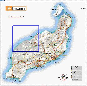 carte de Lanzarote