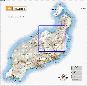 carte de Lanzarote