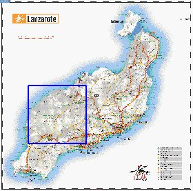 carte de Lanzarote