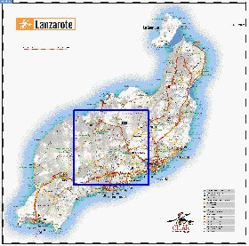 carte de Lanzarote