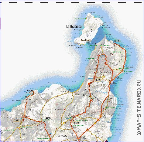 carte de Lanzarote