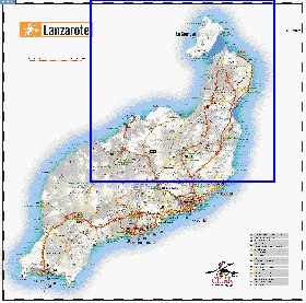 carte de Lanzarote