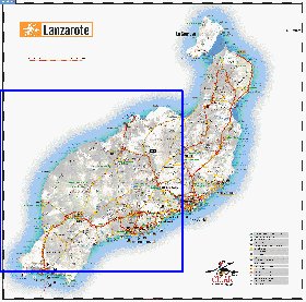 carte de Lanzarote