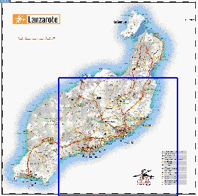 carte de Lanzarote