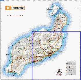 carte de Lanzarote