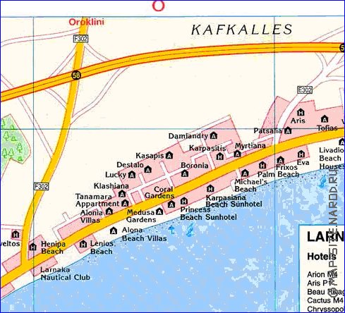 carte de Citium en anglais