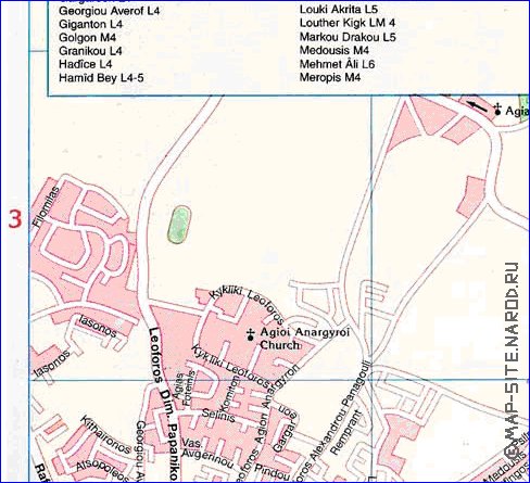 carte de Citium en anglais