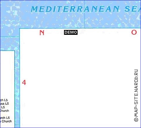 carte de Citium en anglais