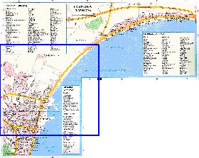 mapa de Larnaca em ingles