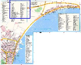 mapa de Larnaca em ingles