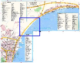 mapa de Larnaca em ingles