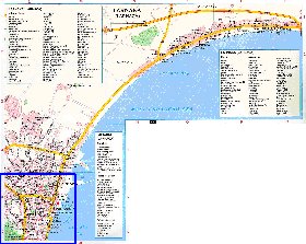 mapa de Larnaca em ingles