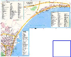 mapa de Larnaca em ingles