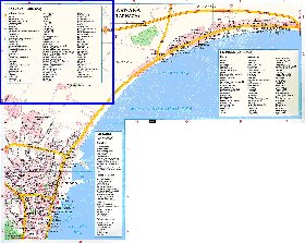 mapa de Larnaca em ingles