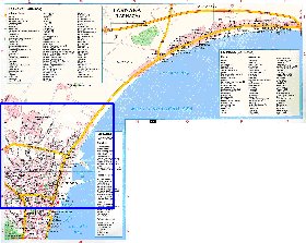 mapa de Larnaca em ingles