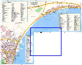 mapa de Larnaca em ingles