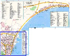 mapa de Larnaca em ingles