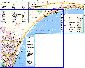 mapa de Larnaca em ingles