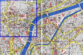 mapa de Liege em frances