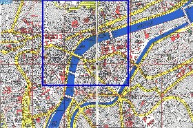 mapa de Liege em frances