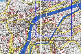 mapa de Liege em frances