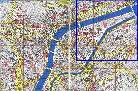 mapa de Liege em frances