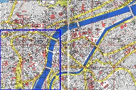 mapa de Liege em frances