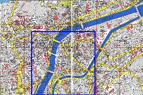 mapa de Liege em frances