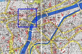 mapa de Liege em frances