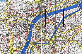 mapa de Liege em frances